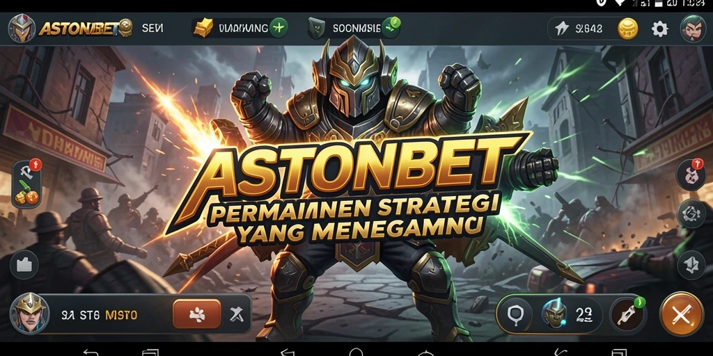 Tampilan gameplay menegangkan dari ASTONBET yang menantang strategi Anda.