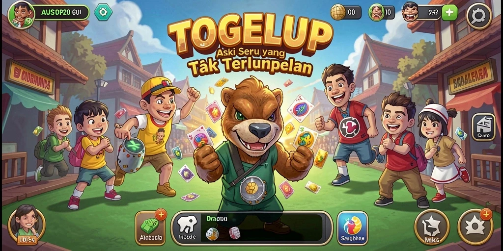 Tangkapan layar TOGELUP yang menunjukkan aksi mendebarkan dan gameplay yang intens.