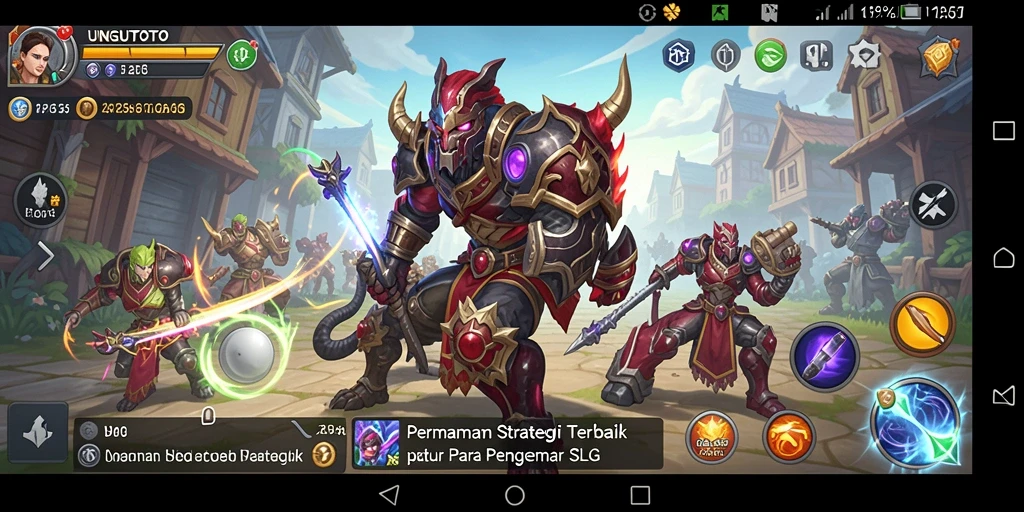 Tampilan gameplay menarik dari UNGUTOTO dengan berbagai strategi.